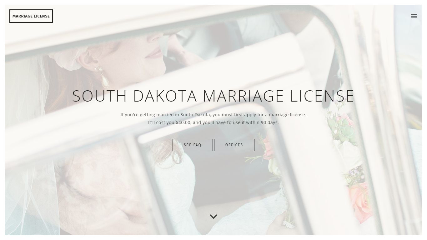 South Dakota Marriage License - How to Get Married in SD